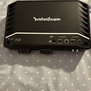 Rockford Fosgate Black Prime Amplifier 1200 Watts w/Bass Knob